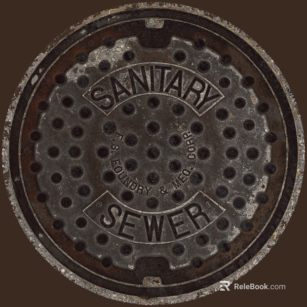manhole cover texture