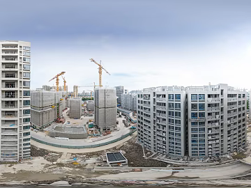 HDR City Community Panorama texture (ID:ffach834303)