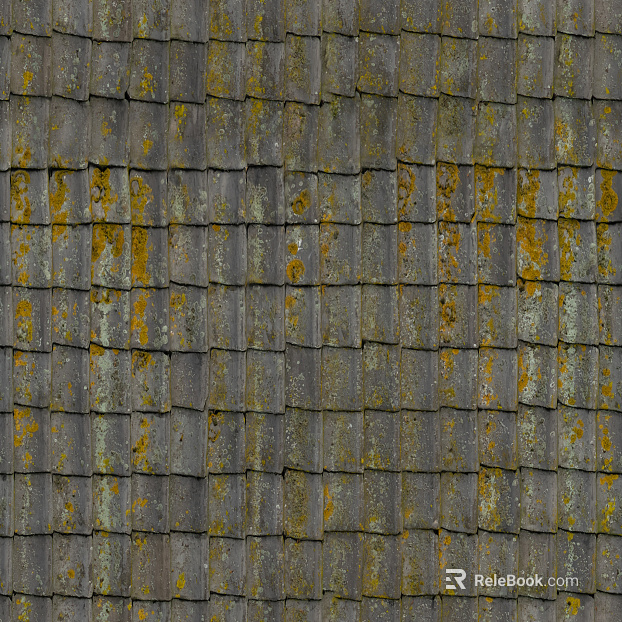 Green tile texture