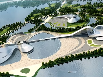 bird's eye view 3d model