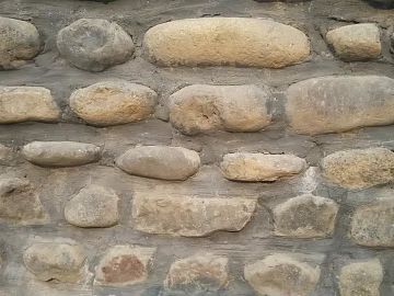Light yellow gray stone wall stone texture (ID:ffaeh122232)