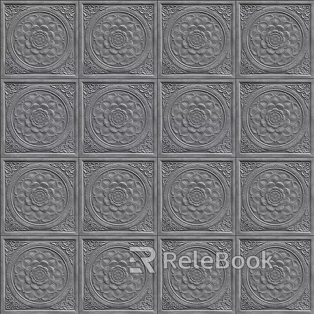 relief ground gray floor tile seamless texture