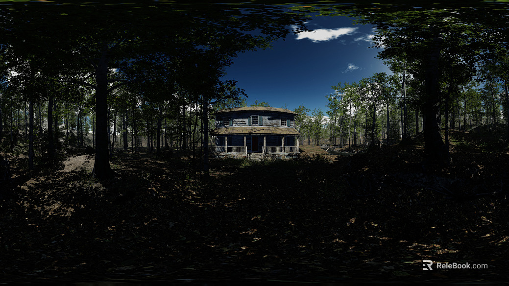 Natural Environment Forest Cabin HDR texture