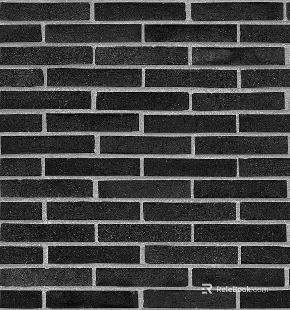 Brick wall black I-brick seamless texture