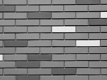 Brick wall fence gray antique brick 3d model