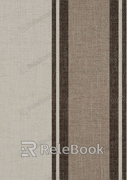 The image displays a striped cloth featuring predominantly white and blue horizontal stripes, with occasional thin red lines, creating a clean, nautical aesthetic. The texture appears smooth and evenly woven.