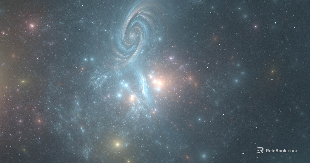 cosmic nebula galaxy starry sky HDR texture