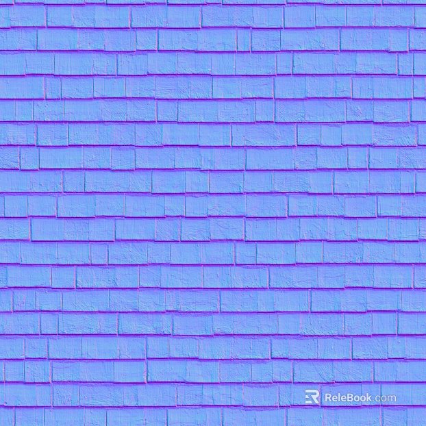 Lilac paint brick wall exterior wall finish texture