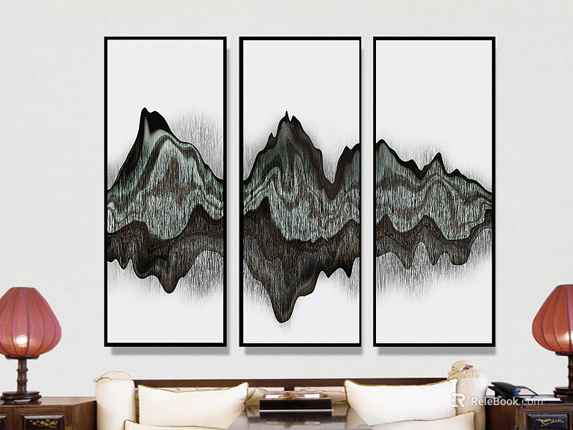 three-dimensional physical painting texture