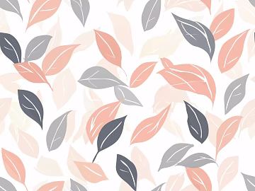 Simple leaf wallpaper sheet packaging box pattern design stitching pattern design 3d model