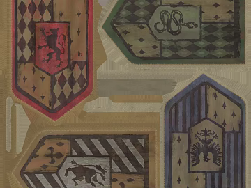 Retro Heraldry Badge Decoration Map texture (ID:ffaeh787376)