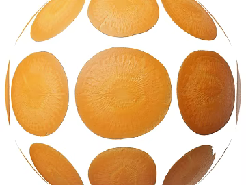 Carrot Cut Face PBR texture (ID:ffach162681)