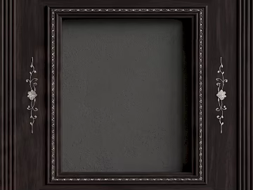 Dark Brown Carved Wooden Photo Frame texture (ID:ffaeh558324)