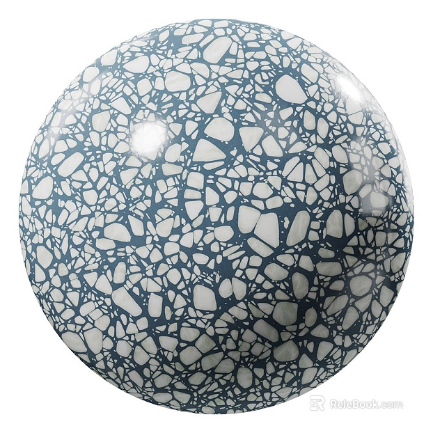 Marble terrazzo PBR texture
