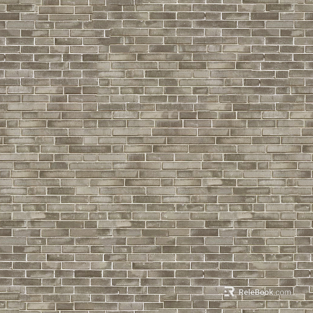 Exterior wall green brick texture