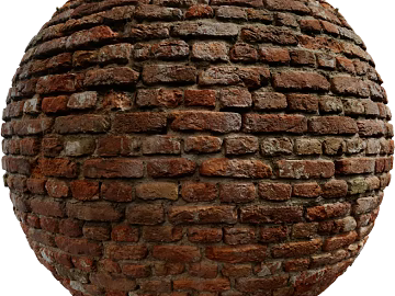 Brick wall PBR texture (ID:ffach384664)