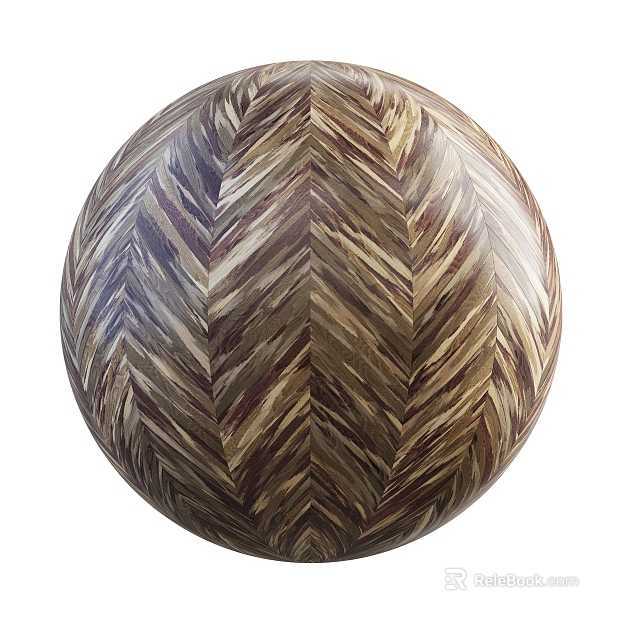 Fish bone wood floor PBR texture