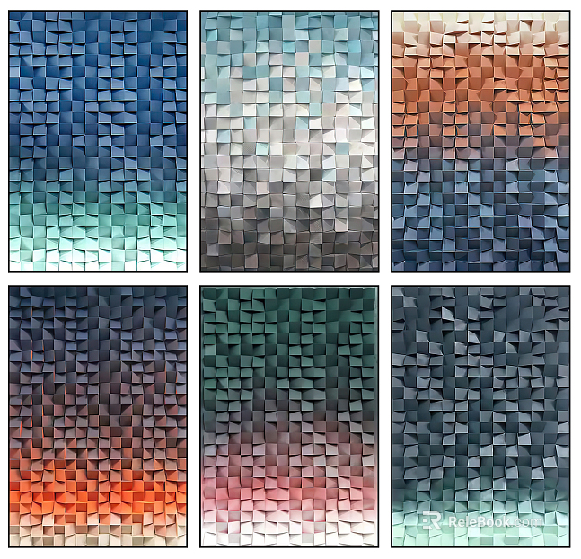 three-dimensional physical painting texture