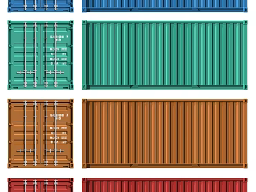 Multicolor Container Freight Storage Components texture (ID:ffaeh069056)