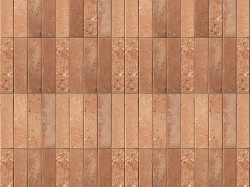 Reddish brown vintage red brick 3d model