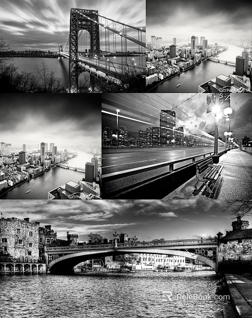 black and white painting texture