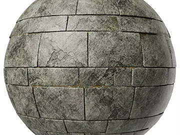 Brick wall PBR texture (ID:ffach390681)