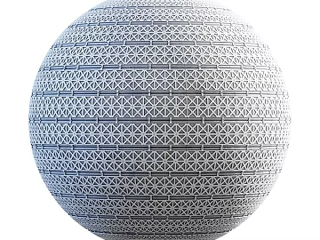Sci-Fi Exterior Wall PBR 3d model