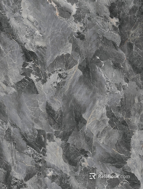 Dark gray landscape marble wall ground texture