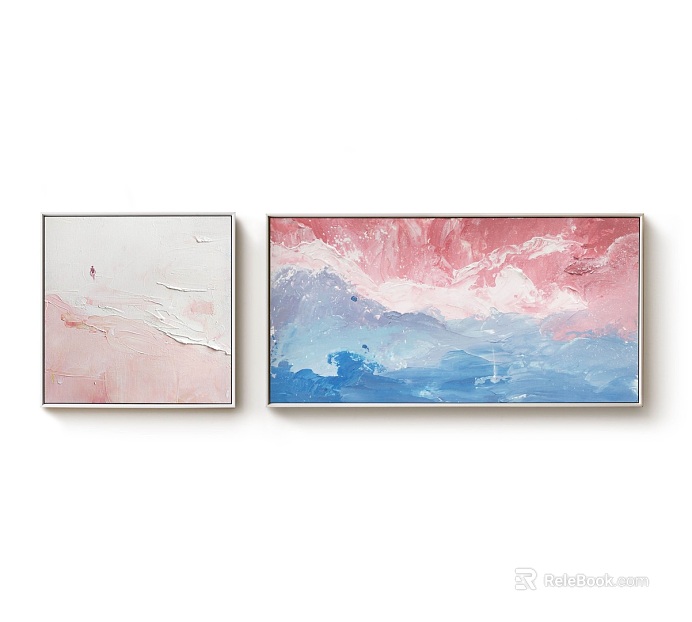 three-dimensional physical painting texture