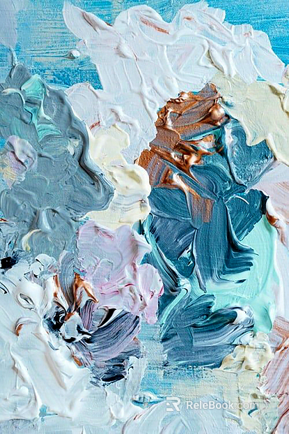 three-dimensional physical painting texture