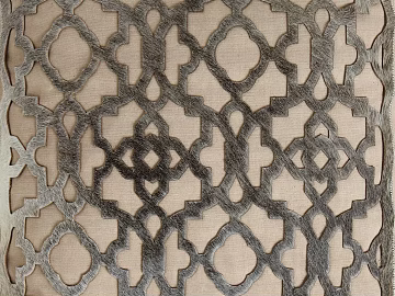 Taupe patterned leather pillow fabric texture (ID:ffaeh939151)