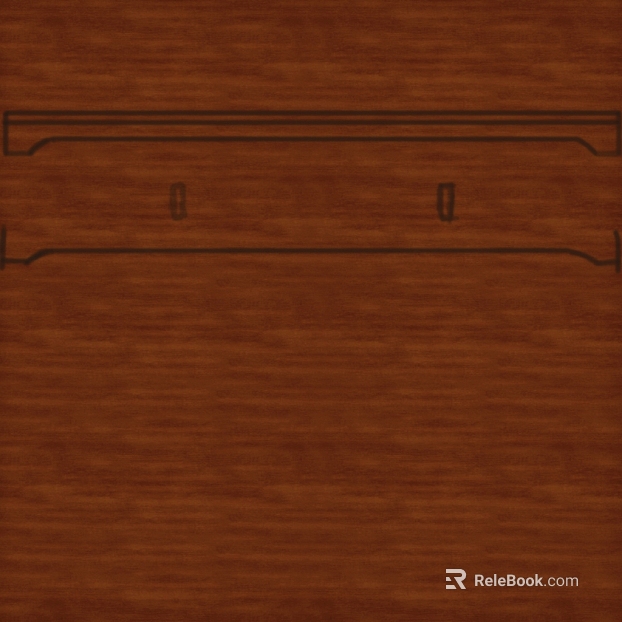 Red-brown straight grain wood furniture finish texture