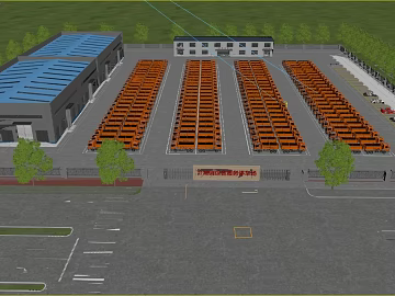 Freight parking lot logistics transfer yard texture (ID:ffaeh436664)