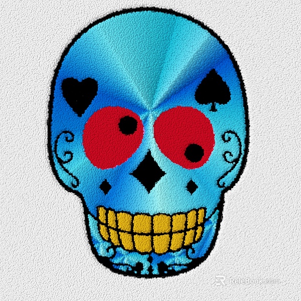 cartoon painting texture
