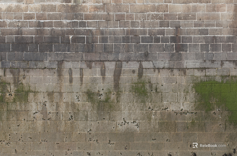 Modern New Chinese Style Other Exterior Wall Brick Grey Old Stone Wall Wall Brick Brick Wall texture
