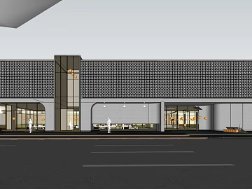 Appearance of modern gray commercial building texture (ID:ffaeh560236)