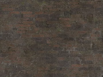 Dark brown old brick wall exterior wall finish texture (ID:ffaeh910139)