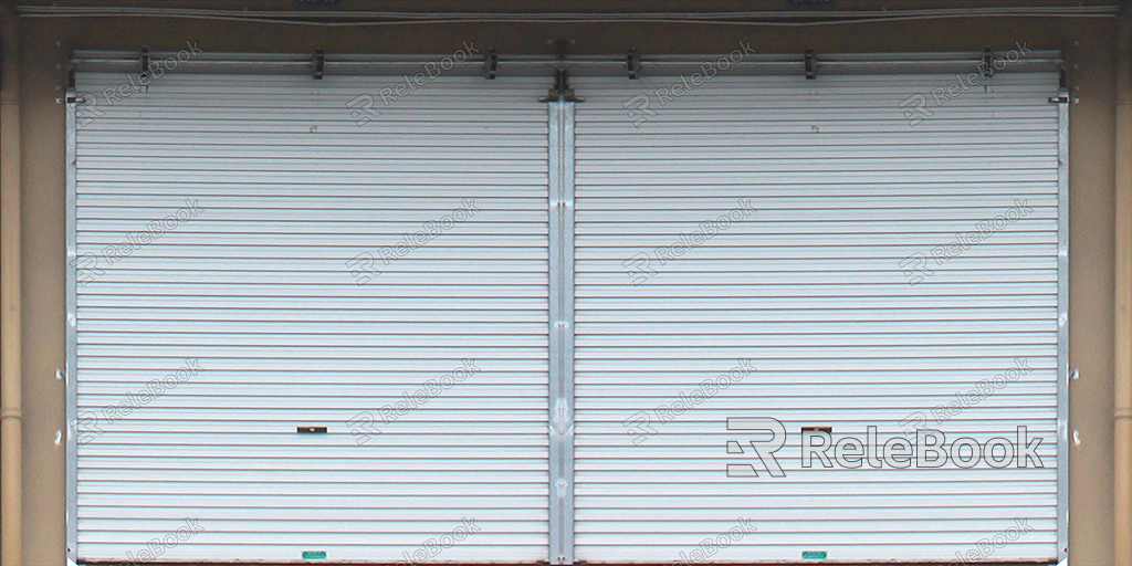 Rolling shutter door texture