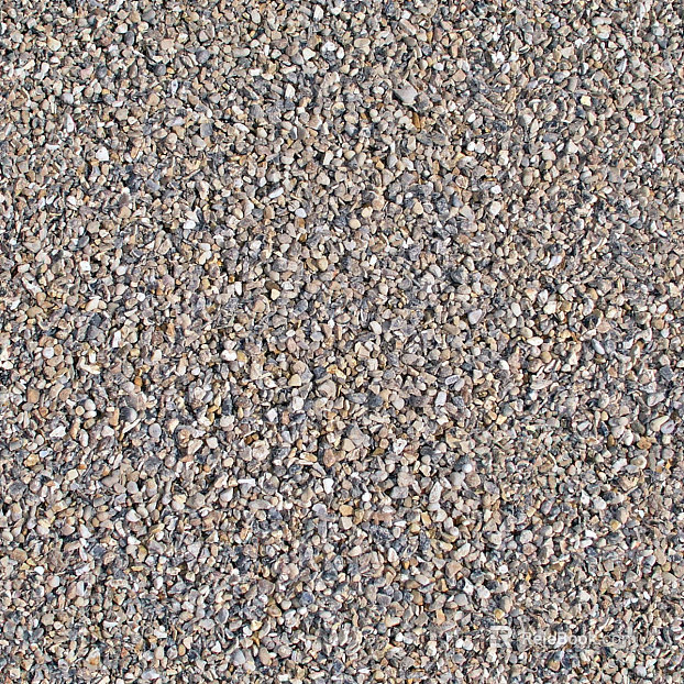 Ground gravel texture