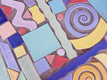 Ground mosaic floor tile mosaic color texture (ID:ffaag54722)