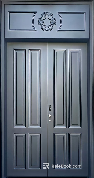 French entry door texture