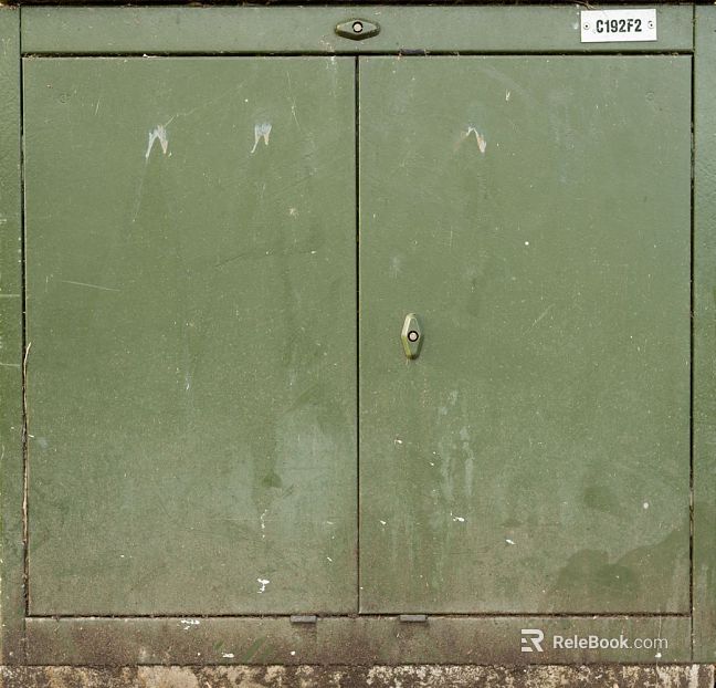 Metal door texture