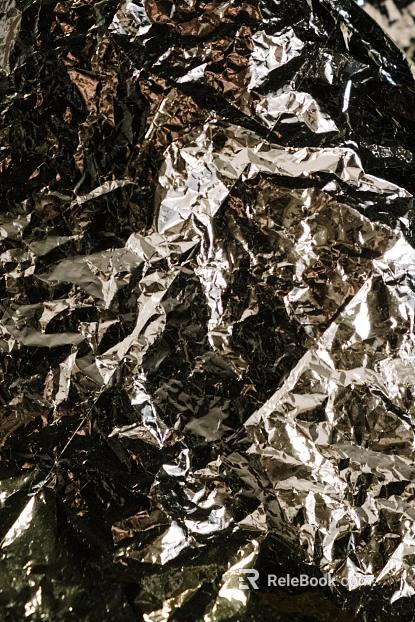 Silver foil texture