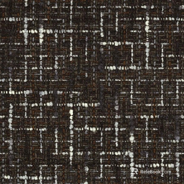 Dark Curry Check Slub Soft Fabric texture