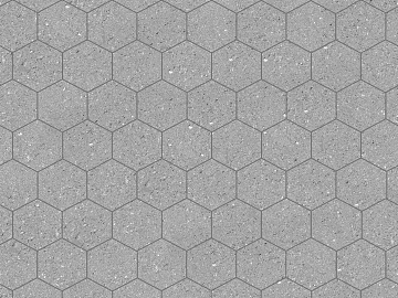 Hexagonal brick mosaic gray brick seamless texture (ID:ffagg88561)