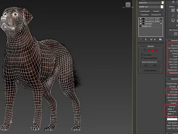Brown Animal Hair 3D Model Parameter Chart texture (ID:ffaeh853996)