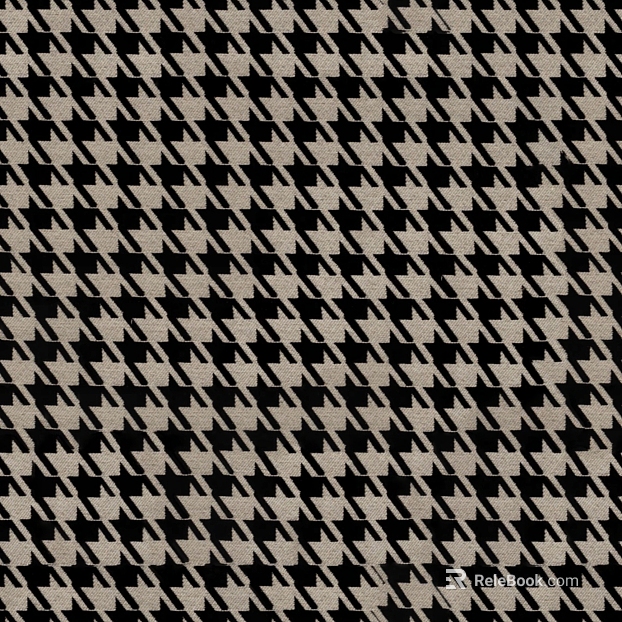 Houndstooth Pattern Knitted Cloth Fabric texture