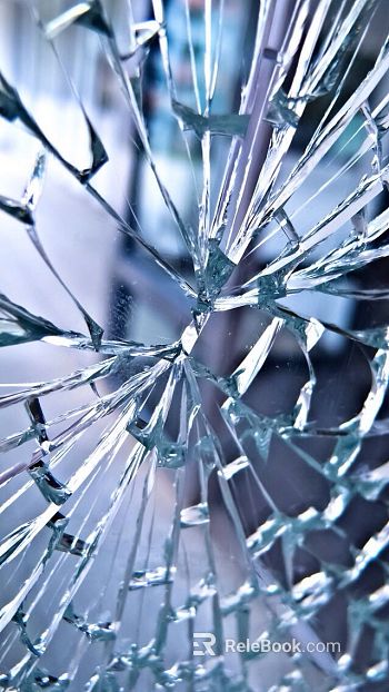 Broken glass texture