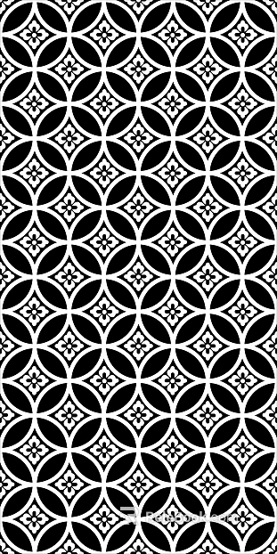 Chinese black and white carved texture