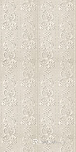 White pattern wallpaper bedroom background wall texture